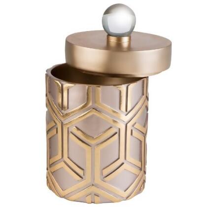 Ore International K-4274JX 5 in. x 10 in. Rose Gold Bamboo Weave Jewelry Box 