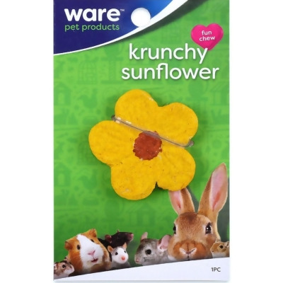 Ware Manufacturing 13094 Yellow & Brown Critter Ware Krunchy Sunflower Treat, Pack of 48 