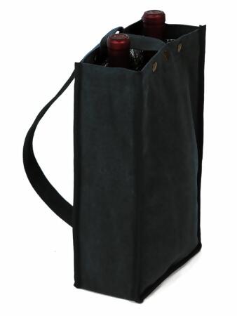 Picnic Plus PSM-130BL Silverado 2 Insulated Double Bottle Bag - Black 