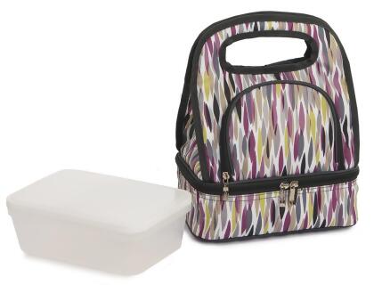 Picnic Plus PSM-144BS Savoy Lunch Bag - Brushstrokes 