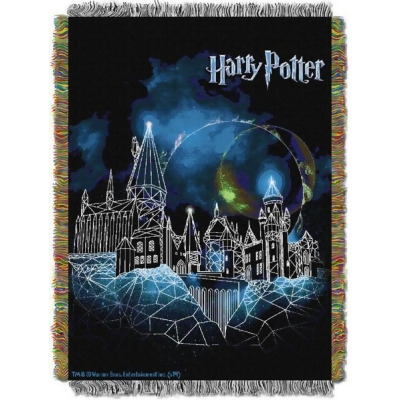Northwest 1HPT051000017RET Harry Potter Castle Entertainment Woven Tapestry Throw Blanket 