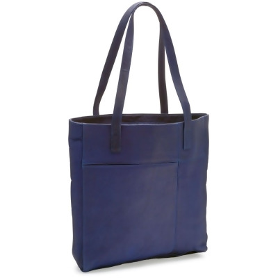 Le Donne Leather LD-9954-Navy Spruce Shopper Tote Bag - Navy 