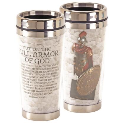 Dicksons SSMUG-253 16 oz Stainless Steel Travel Mug - Full Armor 