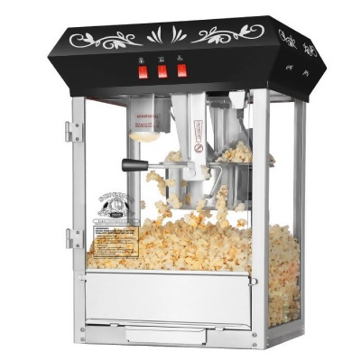 Superior Popcorn 82-P556 8 oz Countertop Movie Night Popcorn Popper Machine - Black 