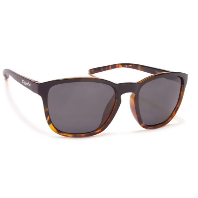 Coyote Eyewear 680562015638 Rambler Polarized Polycarbonate Sunglasses, Black Tortoise & Gray 