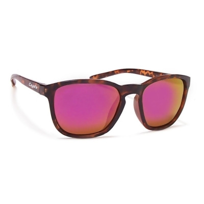 Coyote Eyewear 680562015751 Rambler Polarized Polycarbonate Sunglasses with Pink, Tortoise & Brown 