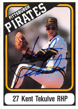 Other, Kent Tekulve Baseball Card