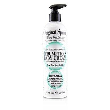Original Sprout 238723 12 oz Natural Family Collection Scrumptious Baby Cream with Pure Soothing Moisture for Babies & Up