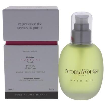 Aromaworks I0085552 Nurture Bath Oil for Unisex - 3.4 oz