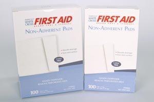American White Cross 7665033 2 x 3 in. Non Sterile Adherent Pad with Adhesive