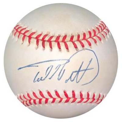 Athlon Sports CTBL-024180 Todd Pratt Signed RONL Rawlings Official National League Baseball Minor Tone Spots- JSA Holo No.DD64407 Philadelphia Phillies 