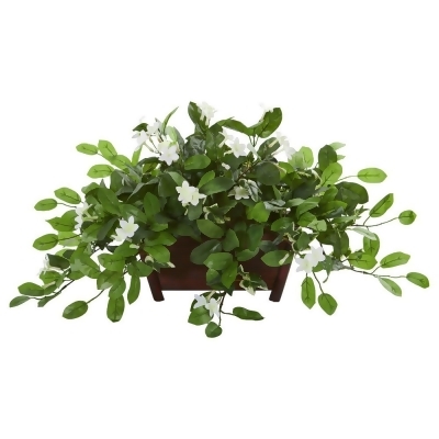 Nearly Natural 8216 Mix Stephanotis Artificial Plant in Decorative Planter 