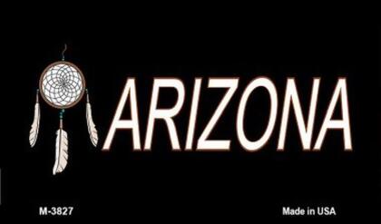 Smart Blonde M-3827 3.5 x 2 in. Dreamweaver Arizona Novelty Metal Magnet 