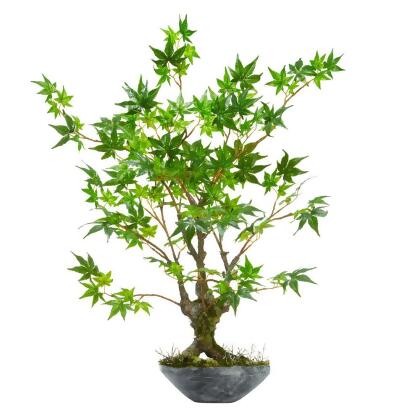 Nearly Natural 9178 30 in. Maple Bonsai Artificial Tree in Planter 