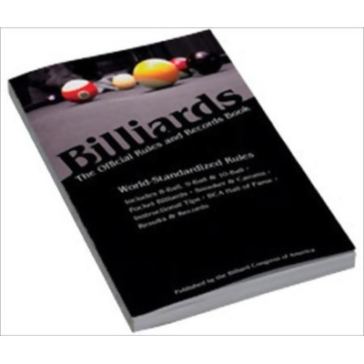 Billiards Accessories BKBCA BCA Rule Book 
