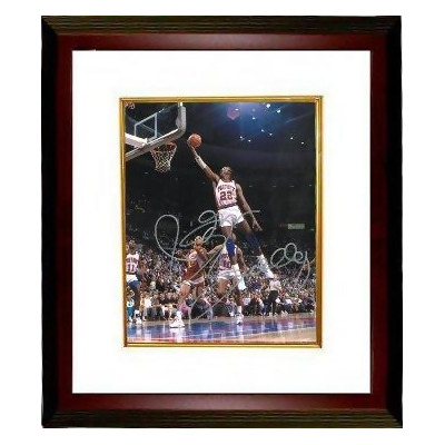 RDB Holdings & Consulting CTBL-MW14535 8 x 10 in. John Salley Signed Detroit Pistons Photo Custom Framed 