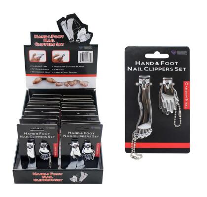 Diamond Visions 9036958 Hand & Foot Nail Clippers, Silver - Pack of 2 - Case of 20