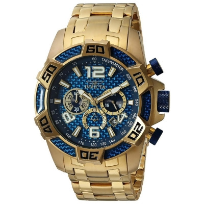 Invicta I-25852 Mens 25852 Pro Diver Quartz Chronograph Blue Dial Watch 