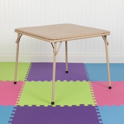Flash Furniture JB-TABLE-TN-GG Kids Tan Folding Table 