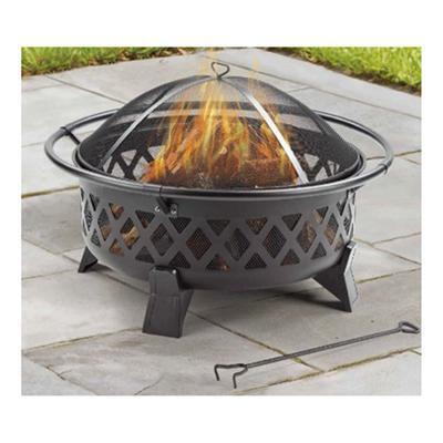 Shinerich Industrial 258362 35 in. Four Seasons Courtyard Round Fire Pit 