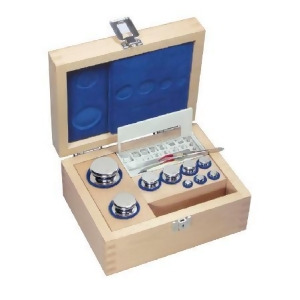 Kern 323-07 1 mg-2 kg F1 Class Set of Weight in Wooden Box with Stainless Steel - All
