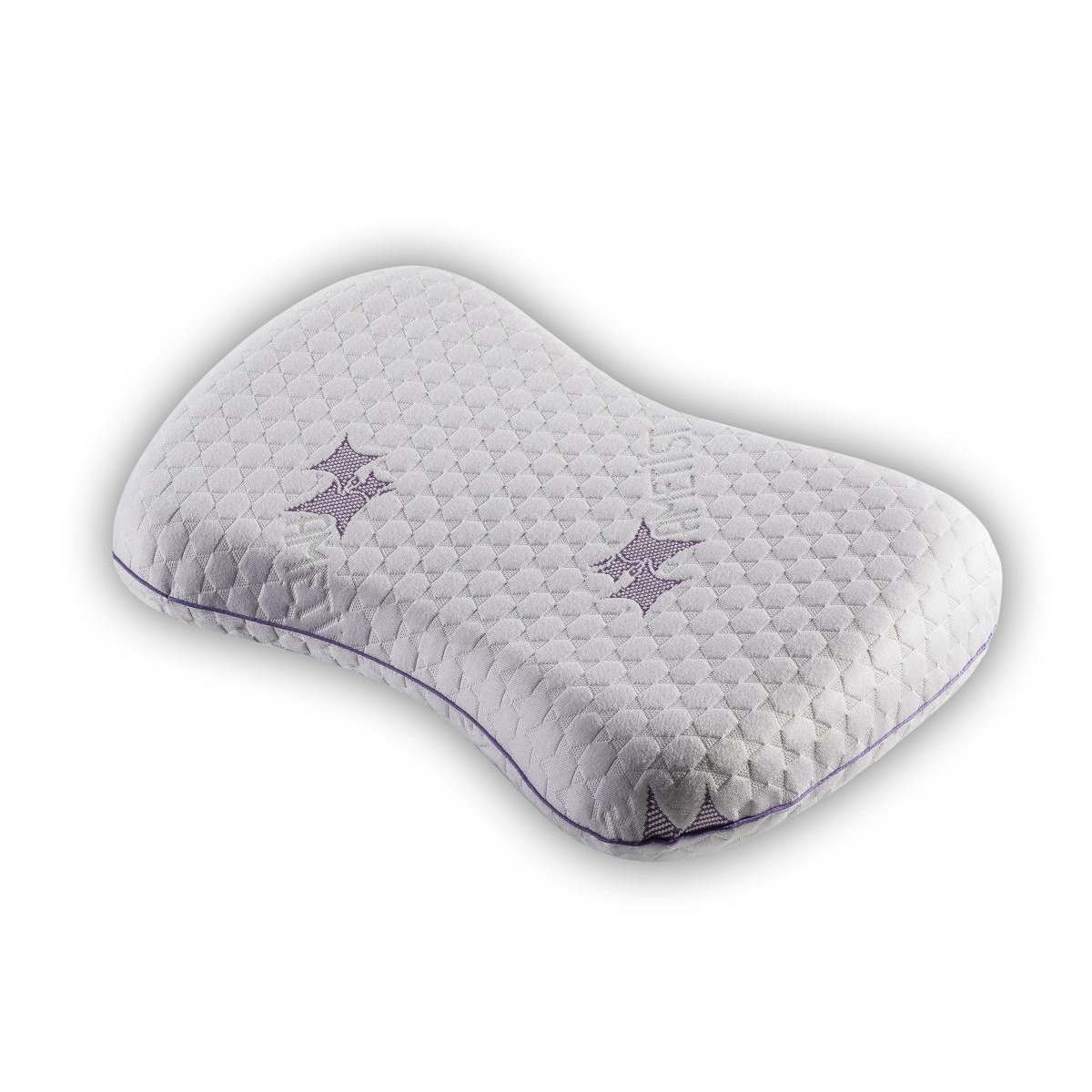 Decorotika AMPLW02 24 x16 x 6 in. Dynamic Sleep Miracle Visco Memory Foam Neck Support Pillow