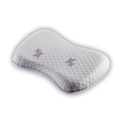 Decorotika AMPLW02 24 x16 x 6 in. Dynamic Sleep Miracle Visco Memory Foam Neck Support Pillow 
