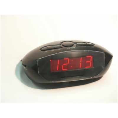Sonnet Industries R-1695 0.9 in. LED Radio Clock with Aux Cord 
