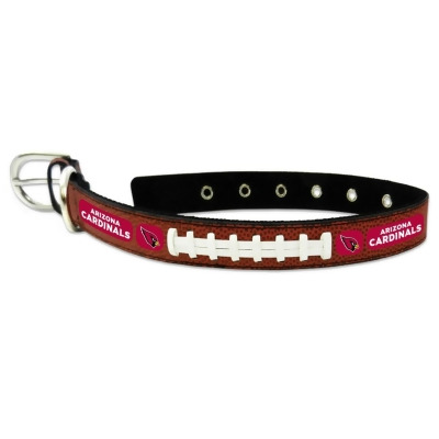 Arizona Cardinals Pet Collar Leather Classic Football Size Medium 