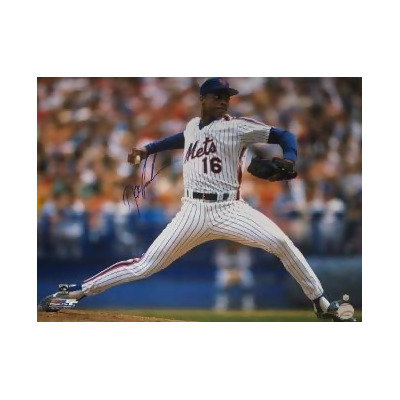 RDB Holdings & Consulting CTBL-011480 16 x 20 in. Dwight Gooden Signed New York Mets Photo - MLB Hologram 