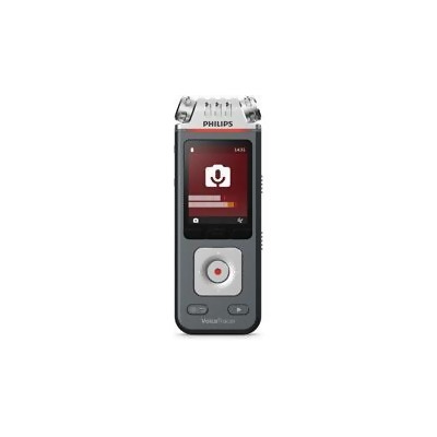 Philips PSPDVT7110 Speech VoiceTracer Audio Recorder Professional, Black & Silver 