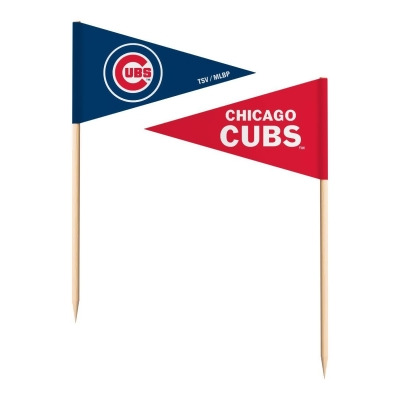 The Sports Vault 7183138505 Chicago Cubs Toothpick Flags - Pack of 36 
