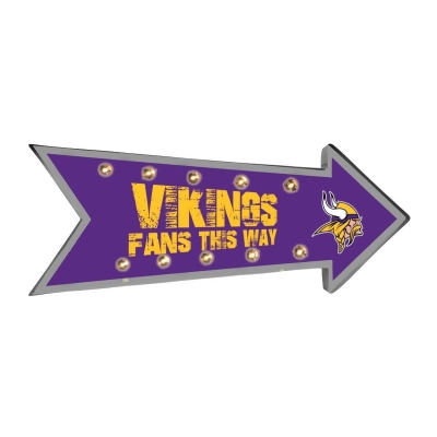Forever Collectibles 9279784550 Minnesota Vikings Running Light Marquee Sign 