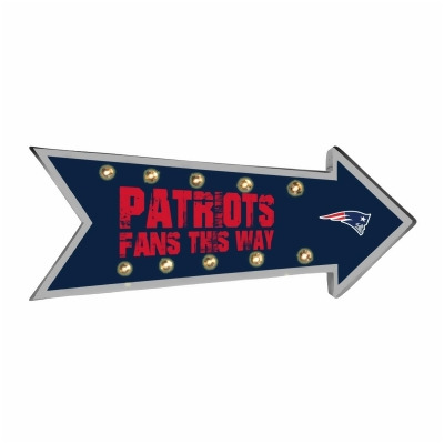 Forever Collectibles 9279784557 New England Patriots Running Light Marquee Sign 