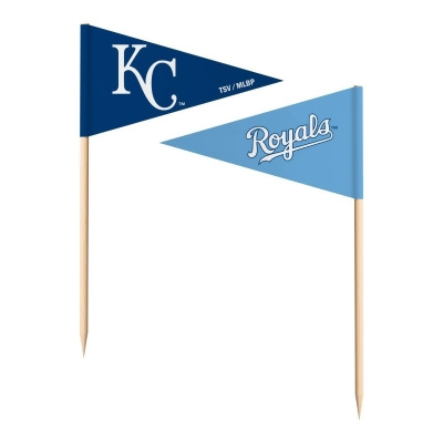 The Sports Vault 7183138512 Kansas City Royals Toothpick Flags - Pack of 36 