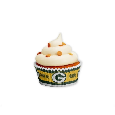 The Sports Vault 7183127212 Green Bay Packers Baking Cups - Large - Pack of 50 