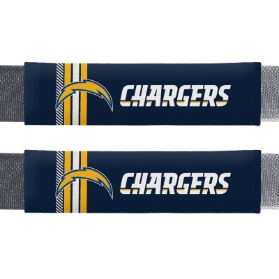 Fremont Die 2324571348 Los Angeles Chargers Rally Design Seat Belt Pads 