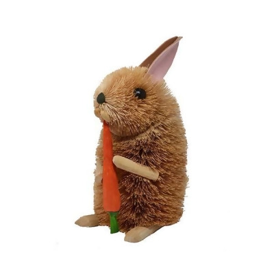 Brushart BRUSH0173L 10 in. Rabbit with Carrot Toy 