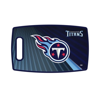 Sports Vault LBNFL31 14 x 9 in. NFL Tennessee Titans Large Cutting Board 