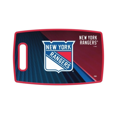 Sports Vault LBNHL19 14 x 9 in. NHL New York Rangers Large Cutting Board 