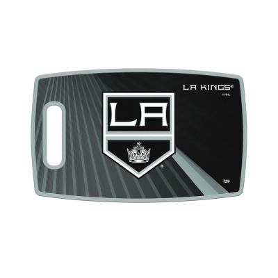 Sports Vault LBNHL14 14 x 9 in. NHL Los Angeles Kings Large Cutting Board 