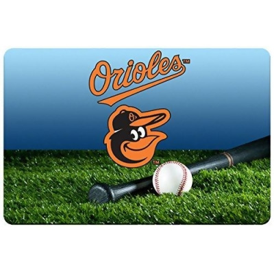 Gamewear 1294002828 Baltimore Orioles Mat Team Color Baseball Pet Bowl - Large 