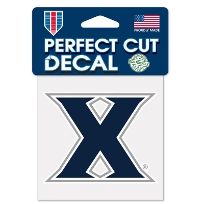 Wincraft 3208558197 Xavier Musketeers Perfect Cut Decal - 4 x 4 in. 
