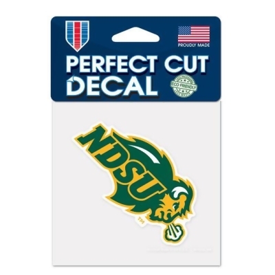 Wincraft 3208552823 North Dakota State Bison Perfect Cut Decal - 4 x 4 in. 