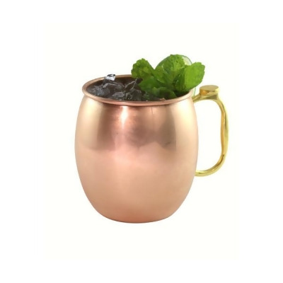 Zees Creations AC6006 30 oz Moscow Mule Copper Mug with Brass Handle & Thumb Rest 