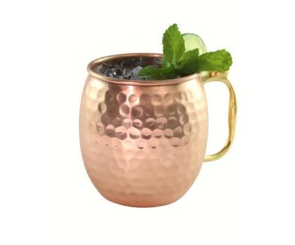 Zees Creations AC6005 30 oz Moscow Mule Copper Mug with Brass Handle & Thumb Rest 