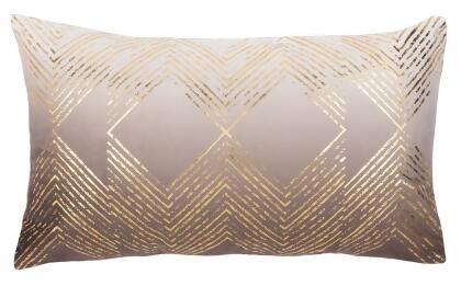 Safavieh PLS7144A-1220 Sarla Pillow, Brown, Gold & Poly Fill 