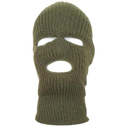 Fox Outdoor 73-10 OD Acrylic Three Hole Face Mask One size fits most. 