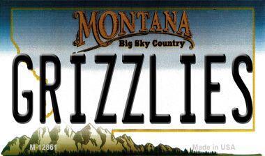 Smart Blonde M-12861 3.5 x 2 in. Grizzlies Novelty Metal Magnet 