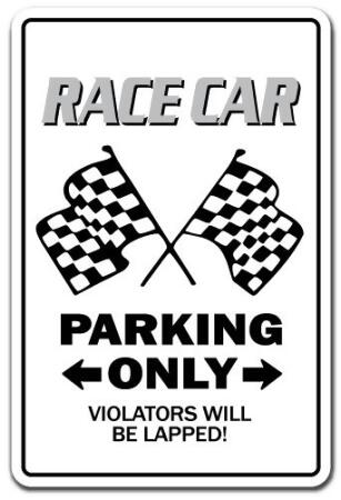 SignMission Z-Race Car 8 x 12 in. Race Car Sign